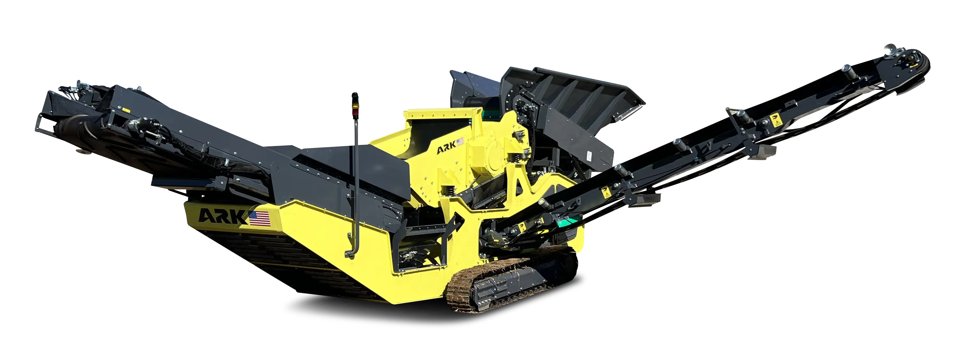 9' ✕ 4' Compact Tracked 3 Way Scalping Screen